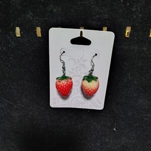 Strawberry Dangle Earrings